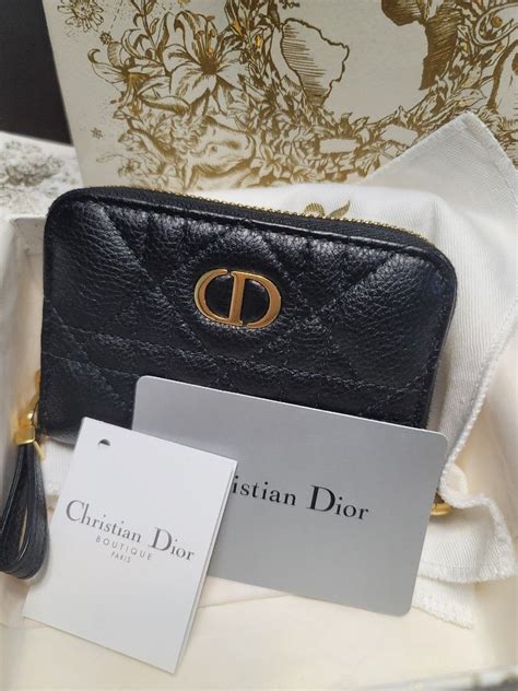 dior saddle card holder price|dior caro detachable card holder.